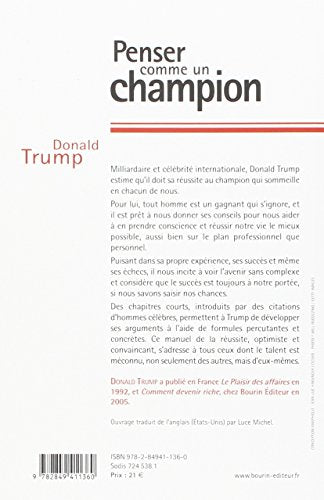 Penser comme un champion Donald Trump