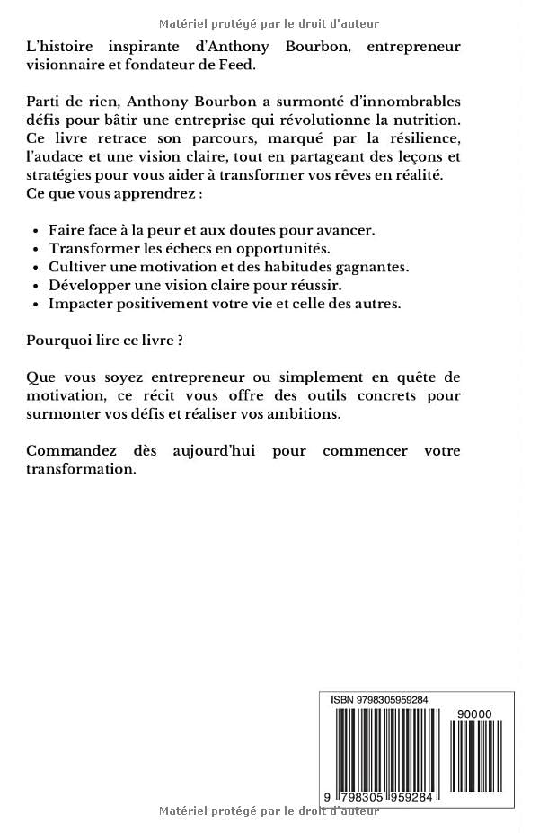 Révélez Votre Potentiel : L’Histoire Inspirante d’Anthony Bourbon et les Secrets pour Transformer Vos Rêves en Réalité  Antoine Loiseau