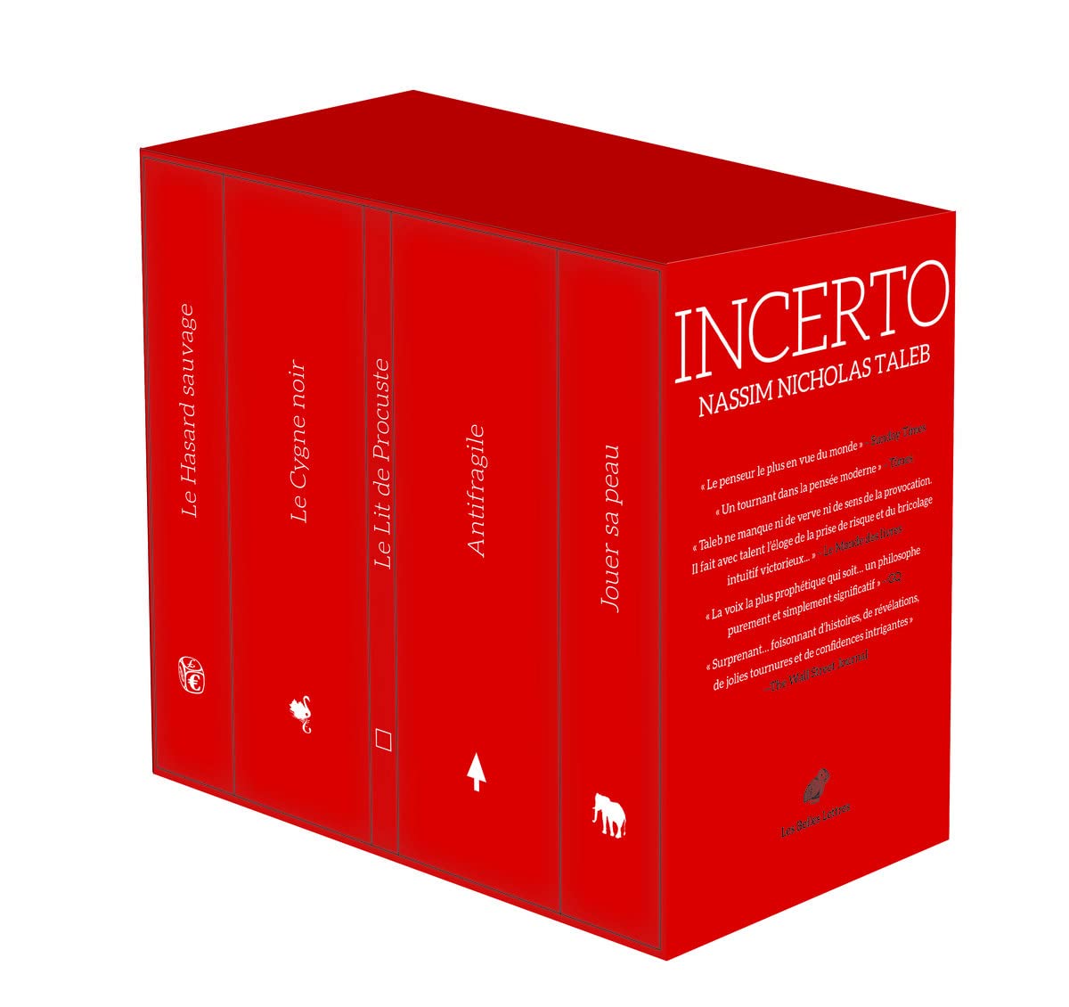 Incerto: Coffret en 5 volumes : Le Hasard sauvage ; Le Cygne noir suivi de Force et fragilité ; Le Lit de Procuste ; Antifragile ; Jouer sa peau